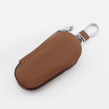 Универсальные модные аксессуары для путешествий из искусственной кожи, компактная бутиковая защитная прочная сумка для ключей от машины на случай потери