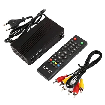 HD99 FTA HEVC 265 DVB T2 Цифровой ТВ-тюнер H.265 ТВ-ресивер Full HD DVBT2 Видеодекодер EU Plug