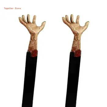 Страшные закладки в форме руки, закладки рук террориста на Хэллоуин, захватывающие закладки рук террориста на Хэллоуин для подарка на Хэллоуин 6XDD