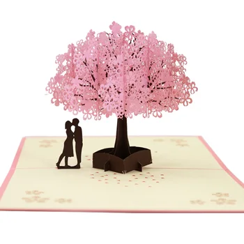 Праздничные поздравительные открытки с розовыми цветами Креативная и содержательная поздравительная открытка, подходящая для годовщины свадьбы