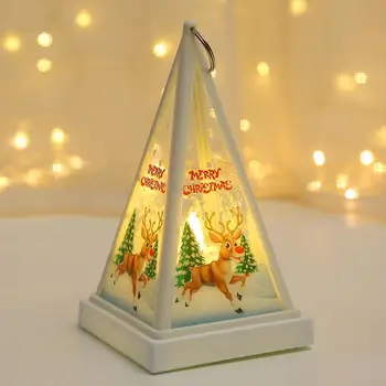 Теплый свет фонаря Снеговик Снеговик светящийся фонарь на батарейках Рождественский орнамент дерево с теплым светом Сид для блестящей