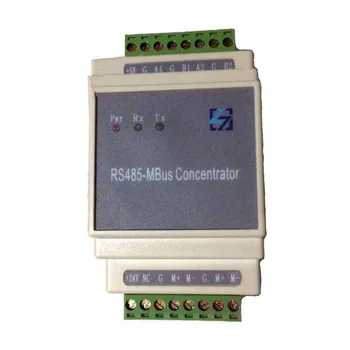 1-250 от станции MBUS/M-bus/M_bus/ до модуля RS485 поворачивается полностью прозрачный концентратор передачи.