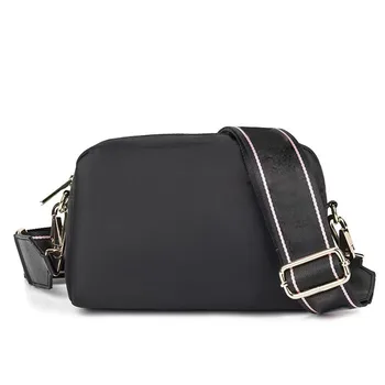 Черная сумка с золотой пряжкой, Розовый Черный ремень, новая сумка-мессенджер, высококачественная модная универсальная сумка для мужчин и женщин, темпераментная сумка