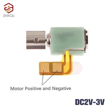 Мини-вибромотор DC2V-3V для пейджера мобильного телефона с микровибромотором для мобильного телефона с положительным отрицательным полюсом