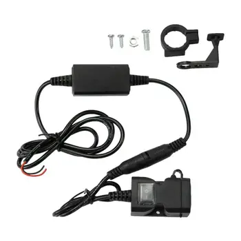 Мотоциклетный USB-порт Зарядное устройство для мобильного телефона мотоциклетный USB-адаптер Энергосберегающее защитное мотоциклетное двойное USB-зарядное устройство для планшетов