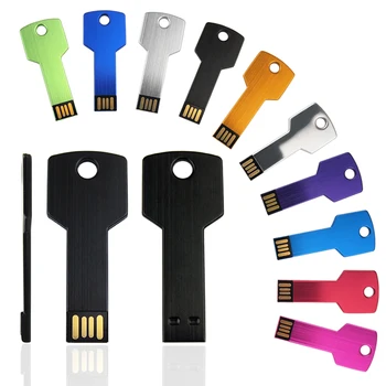 Ключевой USB-накопитель Металлический автомобильный ультратонкий мобильный телефон OTG пользовательский USB-накопитель