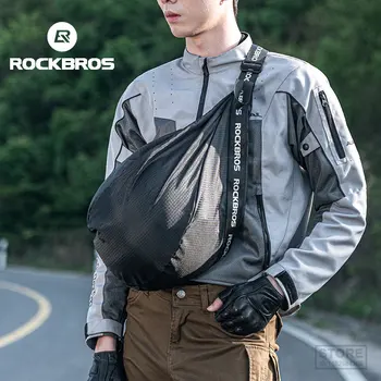 Рюкзак для шлема ROCKBROS, дорожные сумки, Светоотражающие сумки большой емкости для женщин и мужчин, сумка для мотоциклов, аксессуары для мотоциклов