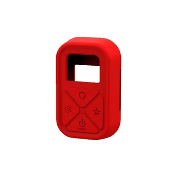 Силиконовый чехол с дистанционным управлением Bluetooth для аксессуаров для экшн-камеры смартфона 10 Hero 11 10 9 8, красный