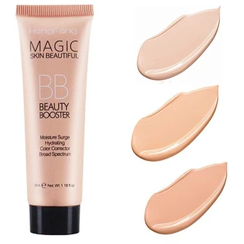 BB Cream Full Cover Face Base Жидкая основа для макияжа Водонепроницаемый Стойкий Консилер для лица Отбеливающий Крем Корейский Макияж