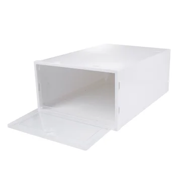 Коробка для обуви из 6 предметов, коробка для обуви с выдвижным ящиком, утолщенные прозрачные Настольные аксессуары, пылезащитные ящики (белые, случайные