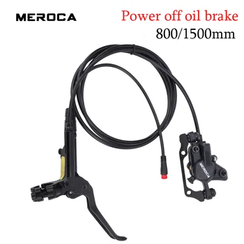 MEROCA 2-Поршневой Дисковый Тормоз E-bike с Отключением Питания Для Скутера Электрический Складной Велосипед 800/1500 мм Дисковый Тормоз Гидравлический Тормоз