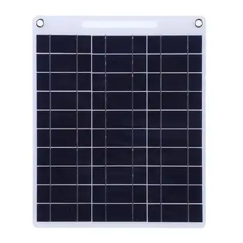 Солнечная панель мощностью 30 Вт, 5 В, Поликремниевая солнечная батарея с двойным USB, водонепроницаемая на открытом воздухе