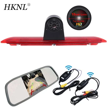 HKNL HD Объектив Автомобильная Камера Заднего Вида С Зеркалом 2,4 ГГц Беспроводная Для Ford Transit Tourneo Custom Jumbo V363 Стоп-Сигнал Bremslicht