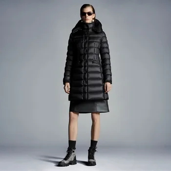 Зимние женские куртки 2023, атласные теплые женские пуховики с капюшоном, одежда y2k, новые модные высококачественные топы, длинные пальто, бюстгальтер
