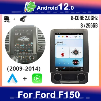 Pentohoi Android 12 Автомобильный Радиоприемник Tesla С Сенсорным Экраном Для Ford F150 2009-2014 12,1 