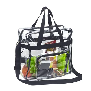 Женские сумки через плечо, сумка через плечо, дорожная сумка из ПВХ, прозрачная сумка-мессенджер, сумка для хранения багажа и одежды.