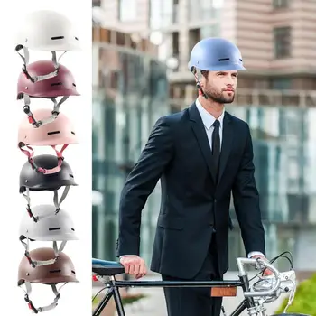 Мотоциклетный шлем для мужчин, универсальный мотоциклетный полушлем, регулируемый размер, безопасная бейсболка для взрослых, удобная дорожная езда на велосипеде