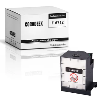 Коробка для обслуживания чернил T6712 C13T671200 Совместима с Резервуаром для отработанных чернил принтера Epson WF-6090 WF-6590 WF-8090 WF-8590 WF-R8590