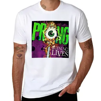 Новая футболка PRONG MUSIC ARTWOK, футболки для тяжеловесов с коротким рукавом, эстетическая одежда, футболки для тяжеловесов для мужчин