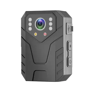 Носимая мини-камера для тела Full HD 1080P Видеомагнитофон ночного видения охранник 4K Камера Батарея емкостью 1800 мАч Обнаружение движения