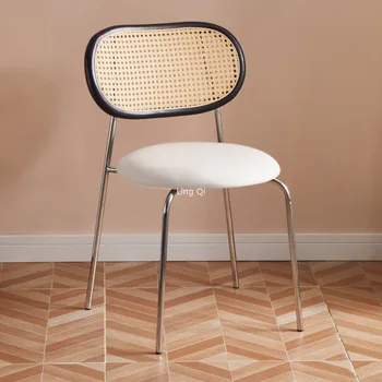 Современные обеденные стулья в скандинавском стиле, Эргономичные кресла для макияжа, Одноместные минималистичные предметы интерьера для гостиной, принадлежности для салона красоты